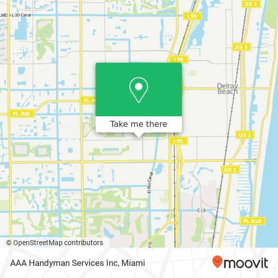Mapa de AAA Handyman Services Inc