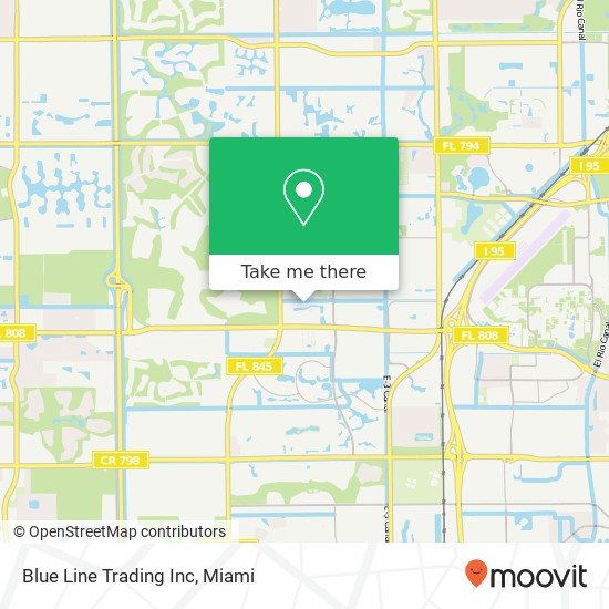 Blue Line Trading Inc map