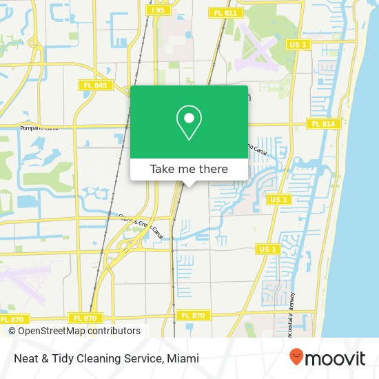 Mapa de Neat & Tidy Cleaning Service