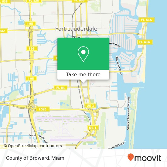 County of Broward map