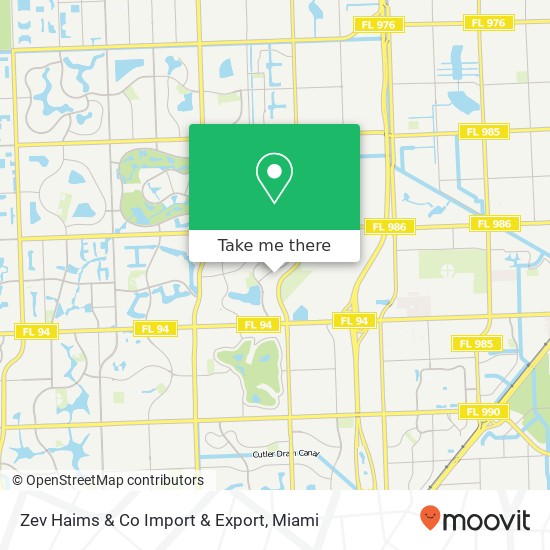 Mapa de Zev Haims & Co Import & Export