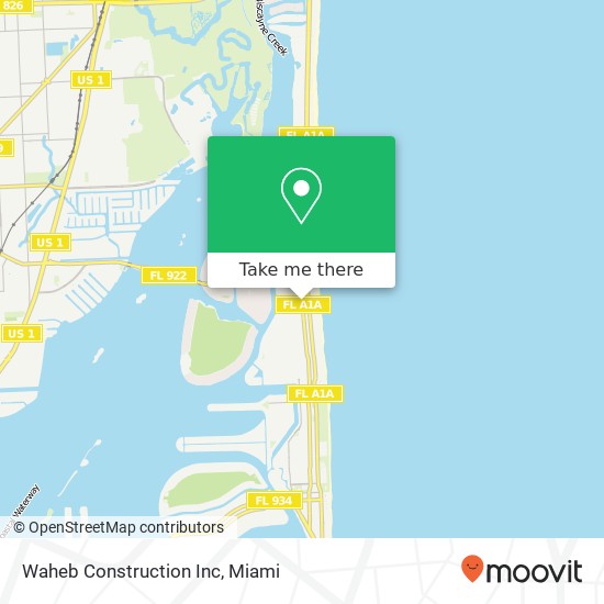 Waheb Construction Inc map