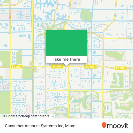 Consumer Account Systems Inc map