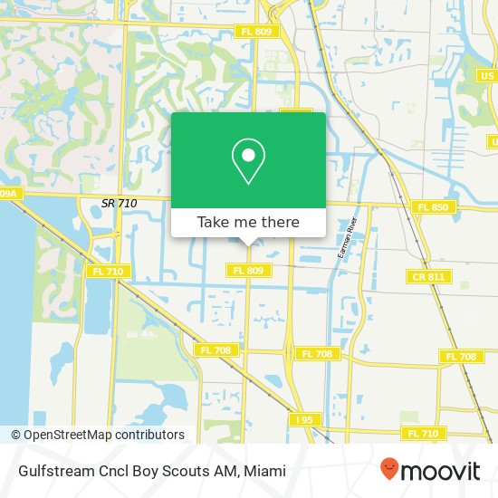 Gulfstream Cncl Boy Scouts AM map