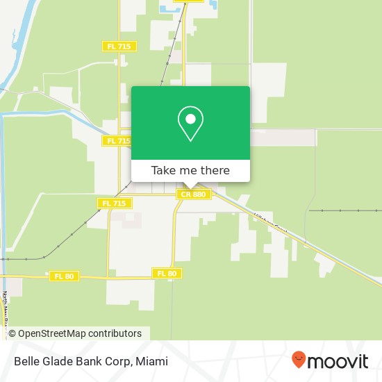 Mapa de Belle Glade Bank Corp