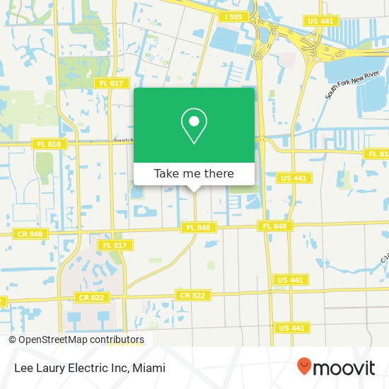 Mapa de Lee Laury Electric Inc