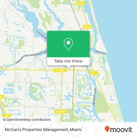 McGarry Properties Management map
