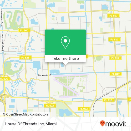 House Of Threads Inc map