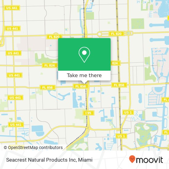 Mapa de Seacrest Natural Products Inc