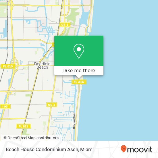 Beach House Condominium Assn map