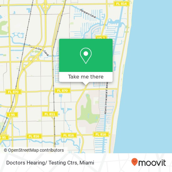 Doctors Hearing/ Testing Ctrs map