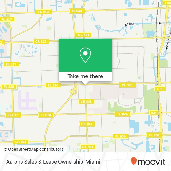 Mapa de Aarons Sales & Lease Ownership