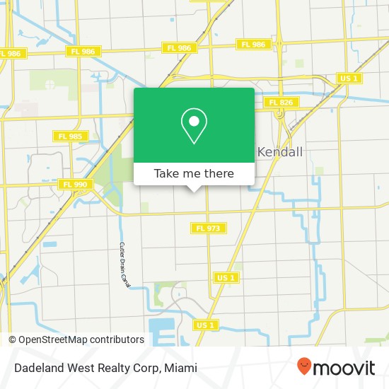 Dadeland West Realty Corp map