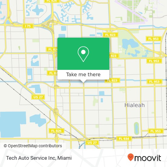 Tech Auto Service Inc map