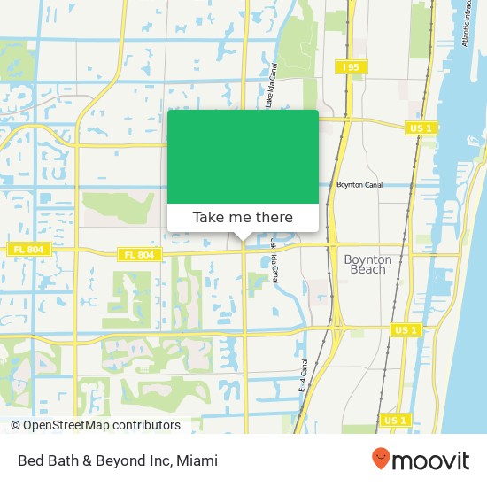 Bed Bath & Beyond Inc map