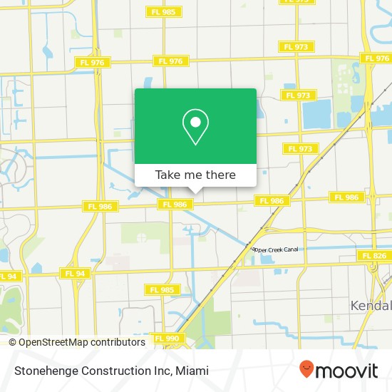 Mapa de Stonehenge Construction Inc