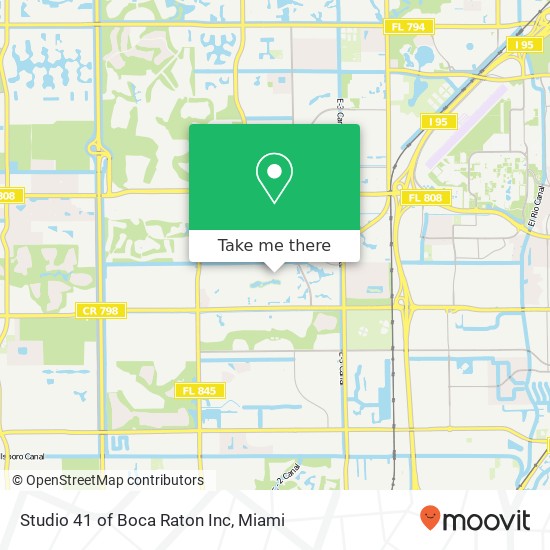 Mapa de Studio 41 of Boca Raton Inc