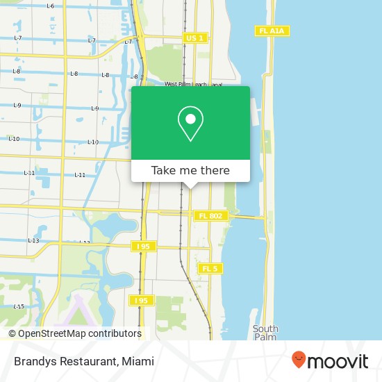 Brandys Restaurant map