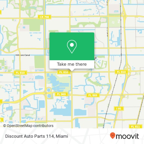 Discount Auto Parts 114 map