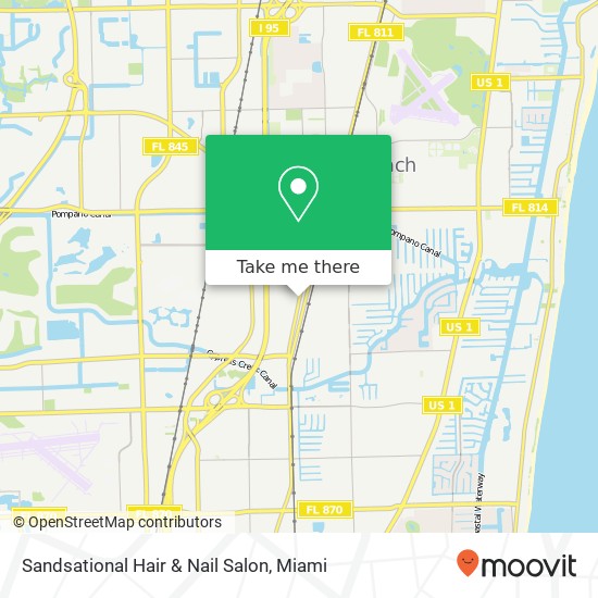 Mapa de Sandsational Hair & Nail Salon