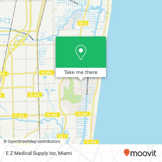 E Z Medical Supply Inc map
