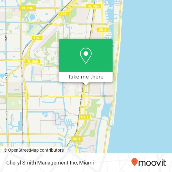 Cheryl Smith Management Inc map