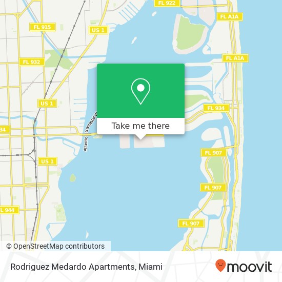 Rodriguez Medardo Apartments map