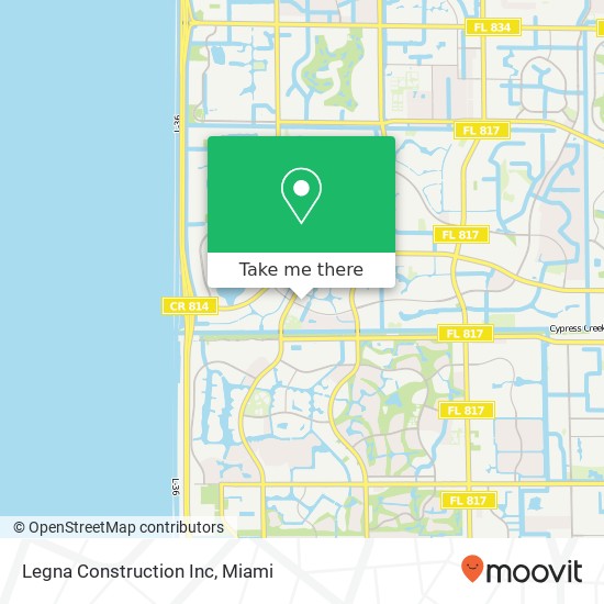Mapa de Legna Construction Inc