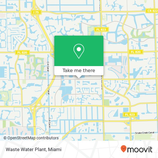 Waste Water Plant map