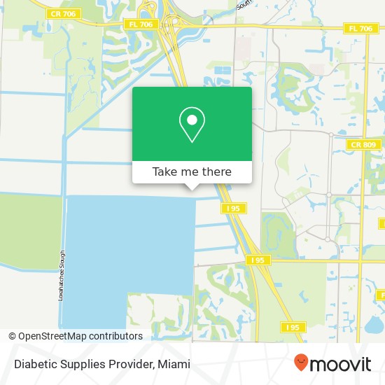 Diabetic Supplies Provider map