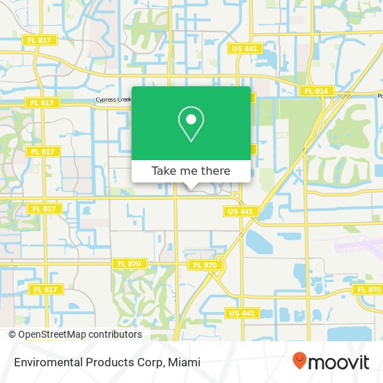Enviromental Products Corp map