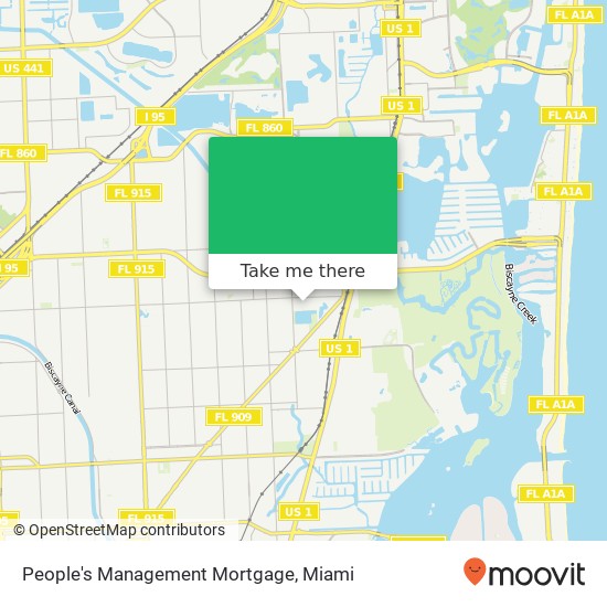 People's Management Mortgage map