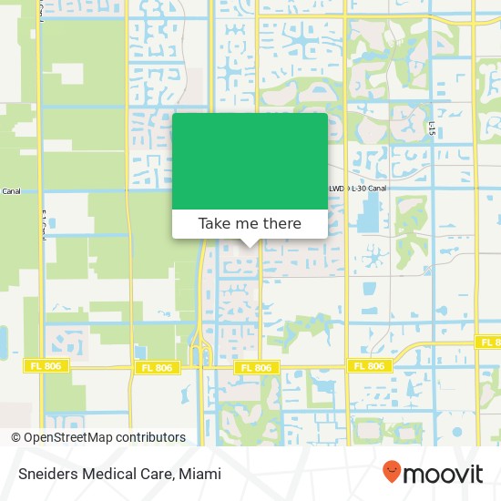 Mapa de Sneiders Medical Care