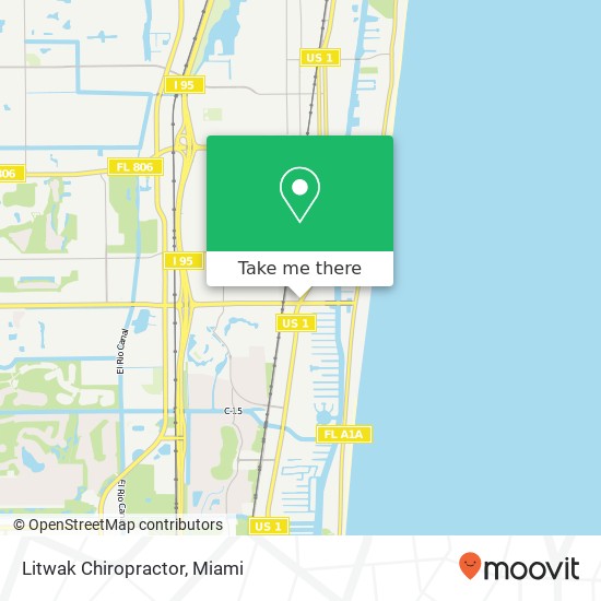 Litwak Chiropractor map