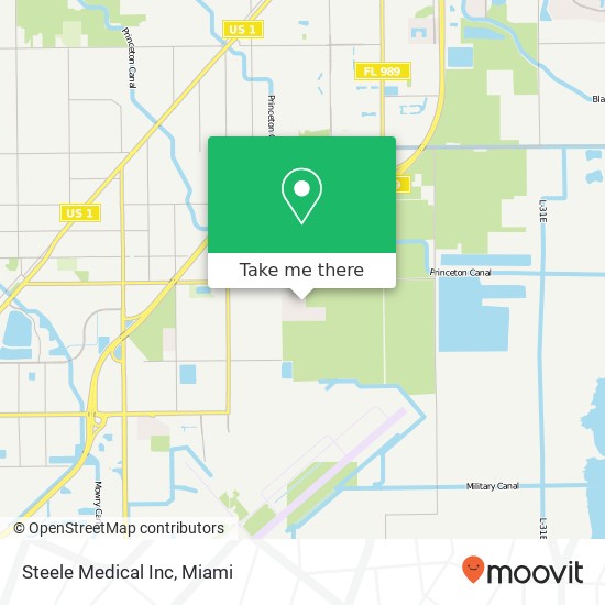 Steele Medical Inc map