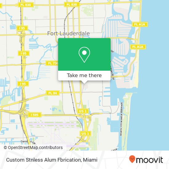 Mapa de Custom Stnless Alum Fbrication