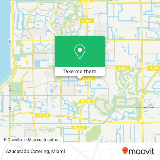 Azucarado Catering map