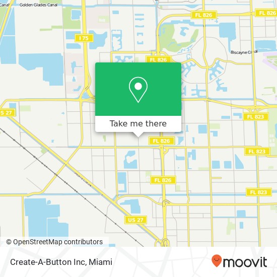 Create-A-Button Inc map