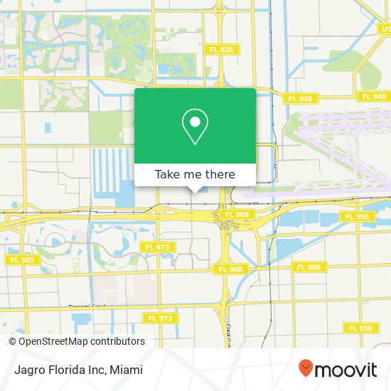 Mapa de Jagro Florida Inc