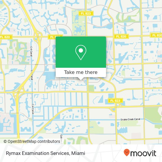 Rymax Examination Services map