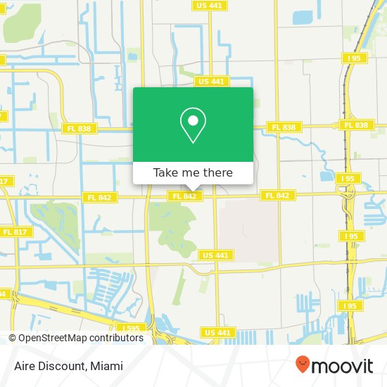 Aire Discount map