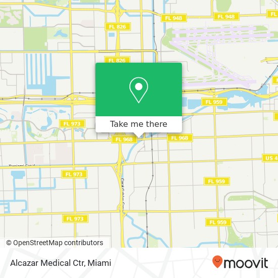 Alcazar Medical Ctr map