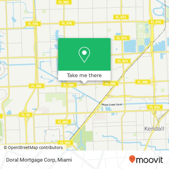 Mapa de Doral Mortgage Corp