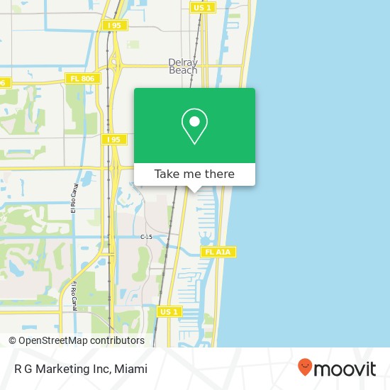 R G Marketing Inc map