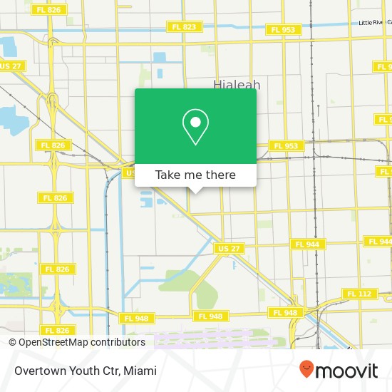 Overtown Youth Ctr map