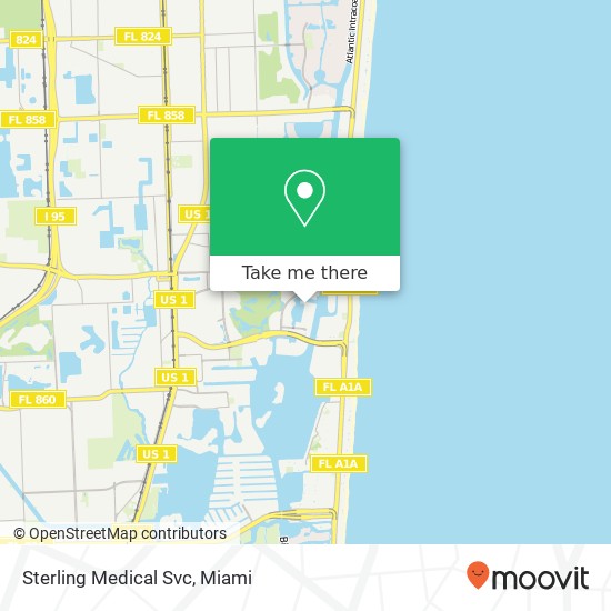 Sterling Medical Svc map