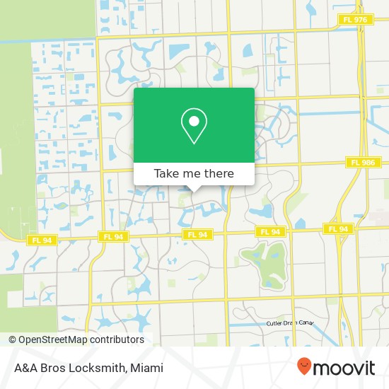 A&A Bros Locksmith map