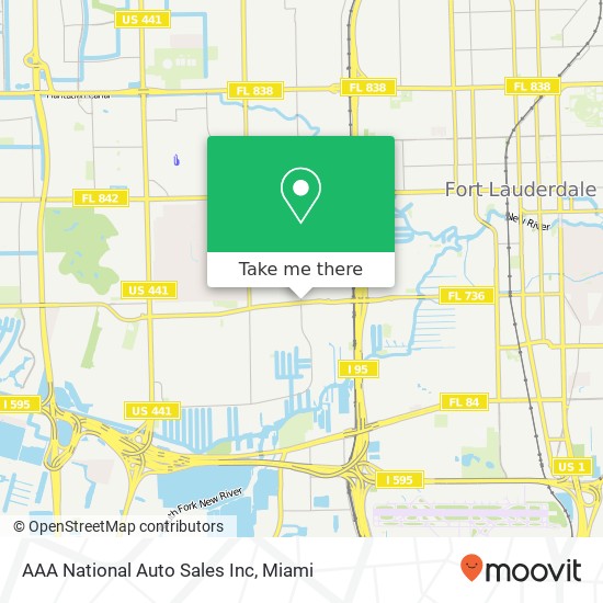 Mapa de AAA National Auto Sales Inc