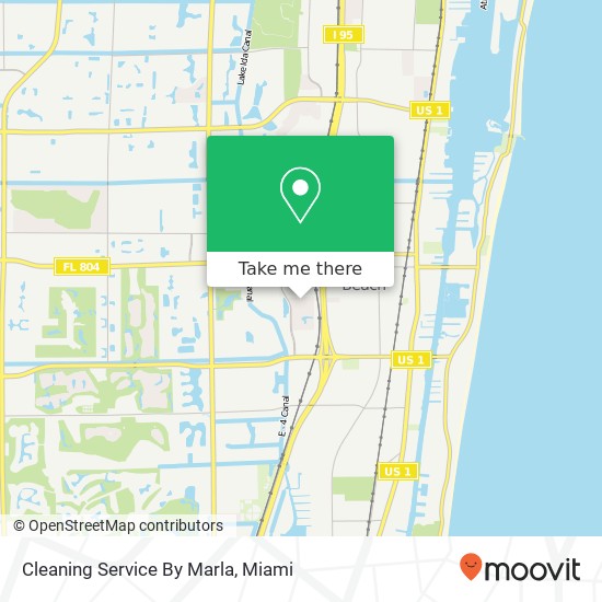 Cleaning Service By Marla map