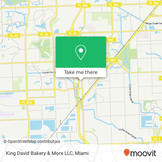 Mapa de King David Bakery & More LLC